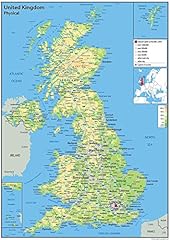 Physical map united for sale  Delivered anywhere in UK