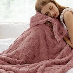 Bedsure pink throw for sale  Delivered anywhere in USA 