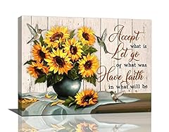Farmhouse sunflower wall for sale  Delivered anywhere in USA 