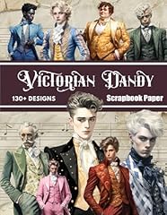 Victorian dandy scrapbook usato  Spedito ovunque in Italia 
