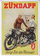 Blechschild zündapp abgerunde gebraucht kaufen  Wird an jeden Ort in Deutschland