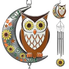 Owl windchime sunflower for sale  Delivered anywhere in USA 