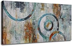 Arjun Abstract Wall Art Geometry Canvas Circle Blocks, used for sale  Delivered anywhere in Canada