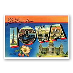 Greetings iowa vintage for sale  Delivered anywhere in USA 