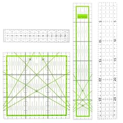 Sewing ruler 4pcs for sale  Delivered anywhere in UK