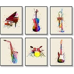 Watercolor musical instrument for sale  Delivered anywhere in USA 