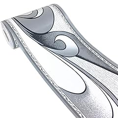 Silver grey wave for sale  Delivered anywhere in UK