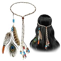 Obmwang boho feather for sale  Delivered anywhere in USA 