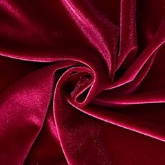 Stretch velvet burgundy for sale  Delivered anywhere in USA 