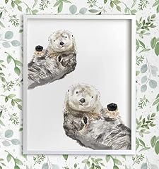 Sea otter watercolor for sale  Delivered anywhere in USA 