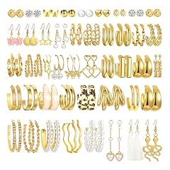 Pairs gold hoop for sale  Delivered anywhere in USA 