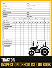 Tractor inspection checklist for sale  Delivered anywhere in Ireland