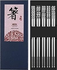 Metal chopsticks reusable for sale  Delivered anywhere in USA 