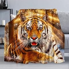 Tiger throw blanket for sale  Delivered anywhere in USA 