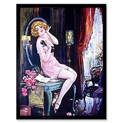 Painting deco flapper d'occasion  Livré partout en France