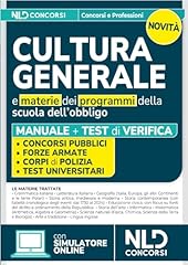 Manuale cultura generale usato  Spedito ovunque in Italia 