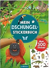 Dschungel stickerbuch 300 gebraucht kaufen  Wird an jeden Ort in Deutschland