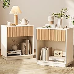 Fluted nightstands set for sale  Delivered anywhere in USA 