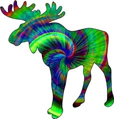 Tie dye moose for sale  Delivered anywhere in USA 