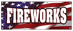 X96 fireworks banner for sale  Delivered anywhere in USA 