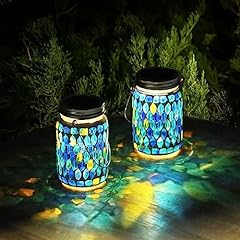 Mosaic solar lantern for sale  Delivered anywhere in USA 