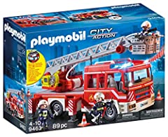 PLAYMOBIL 9463 Camion de pompiers avec échelle pivotante- d'occasion  Livré partout en France