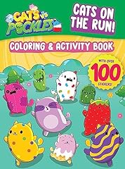 Cats run coloring for sale  Delivered anywhere in USA 