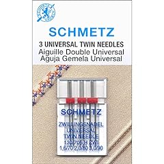 SCHMETZ Twin Machine Needle, Size 1.6/70 (1), Metal for sale  Delivered anywhere in USA 