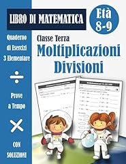 Moltiplicazioni divisioni elem usato  Spedito ovunque in Italia 