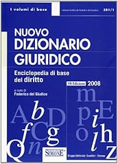 Nuovo dizionario giuridico. usato  Spedito ovunque in Italia 