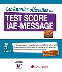 Annales officielles test d'occasion  Livré partout en France