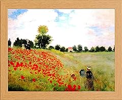 Used, Monet "THE POPPIES" Monet French Impressionist Print for sale  Delivered anywhere in UK