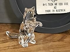 Swarovski cat begging for sale  Delivered anywhere in Ireland