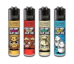 Clipper feuerzeuge 4er gebraucht kaufen  Wird an jeden Ort in Deutschland