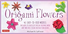 Origami flowers kit for sale  Delivered anywhere in UK
