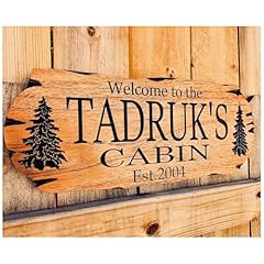 Personalized cabin sign for sale  Delivered anywhere in USA 