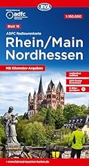 Adfc radtourenkarte rhein gebraucht kaufen  Wird an jeden Ort in Deutschland