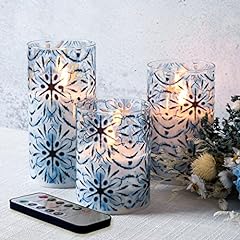 Eywamage blue snowflakes for sale  Delivered anywhere in USA 