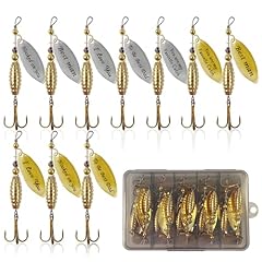10pc fishing spinners for sale  Delivered anywhere in UK