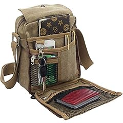 Men canvas messenger for sale  Delivered anywhere in USA 