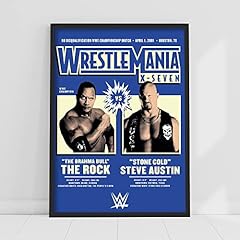 Wwe print rock for sale  Delivered anywhere in UK