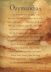 Ozymandias poem print for sale  Delivered anywhere in UK