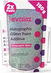 Silver glitter paint for sale  Delivered anywhere in UK