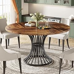 Tribesigns round dining for sale  Delivered anywhere in UK