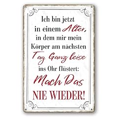 Metallschilder sprüche metall gebraucht kaufen  Wird an jeden Ort in Deutschland