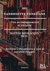 Canzonette veneziane op. for sale  Delivered anywhere in USA 