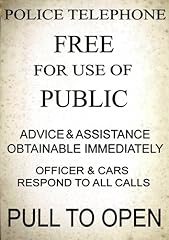 Vintage police telephone for sale  Delivered anywhere in USA 
