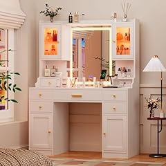 White vanity desk for sale  Delivered anywhere in USA 