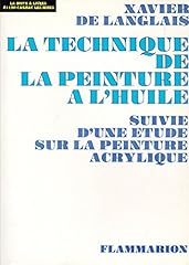 Technique peinture huile d'occasion  Livré partout en Belgiqu