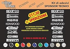 Pegatinas sponsors moto usato  Spedito ovunque in Italia 